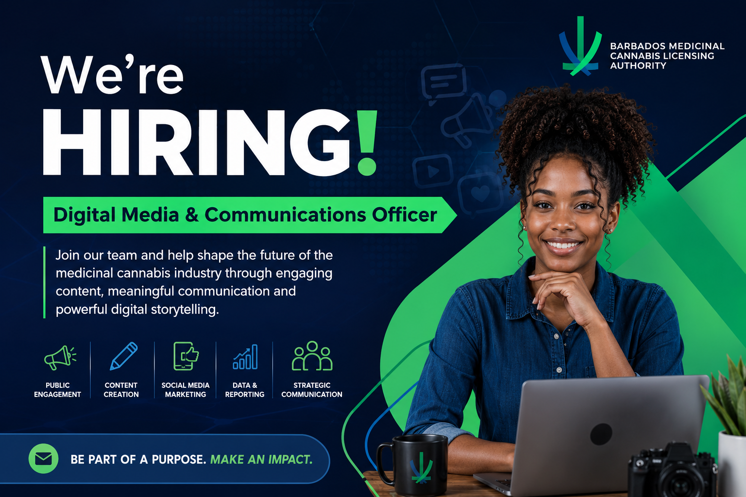 We're Hiring Digital Media & Communications Oficer