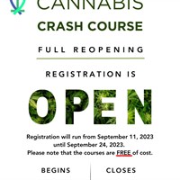 Cannabis Crash Course FULL Reopening Registration